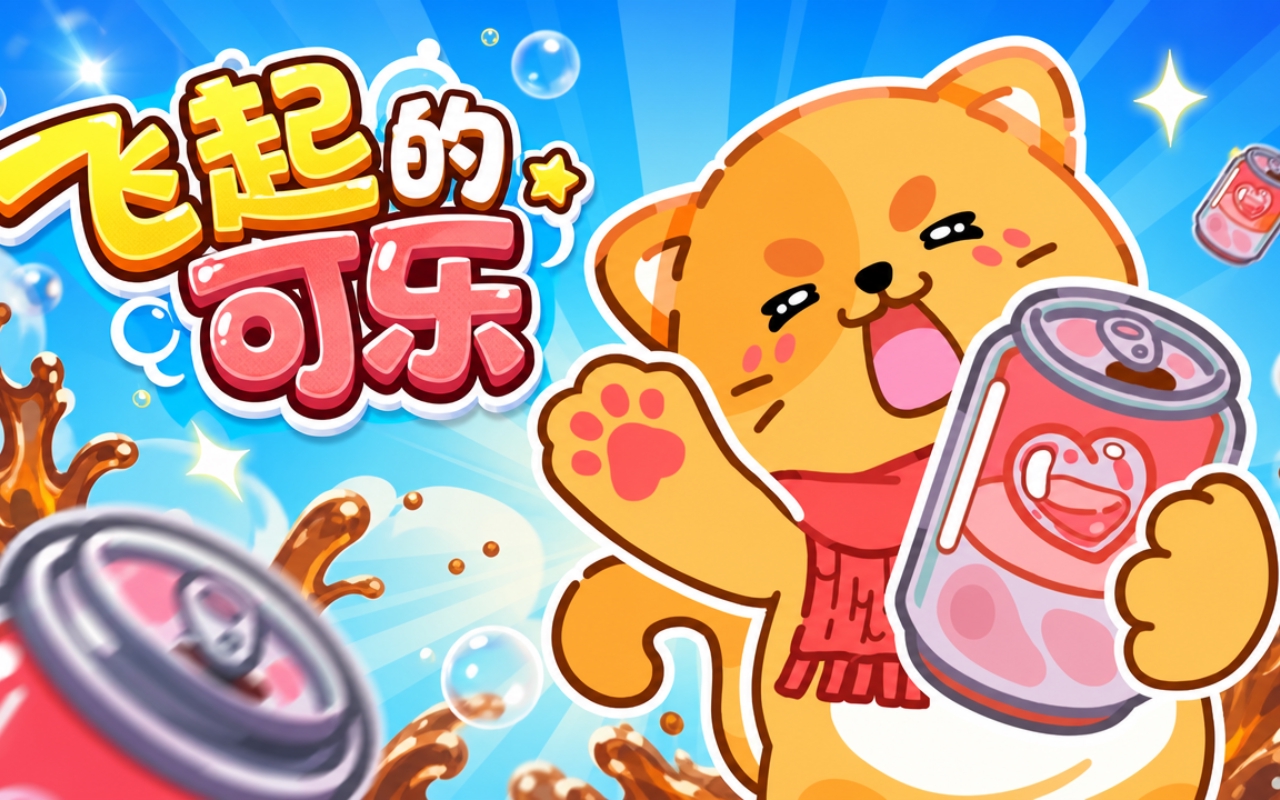 飞起的可乐