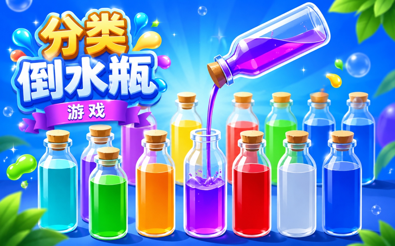 分类倒水瓶游戏