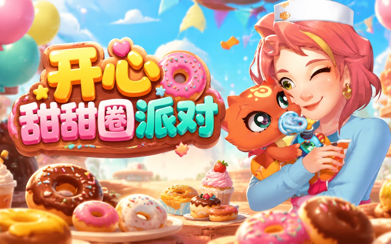 开心甜甜圈派对