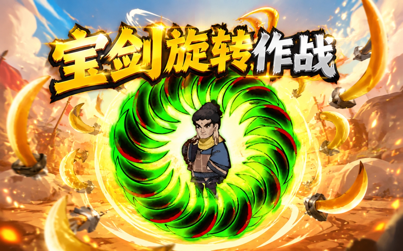 宝剑旋转作战