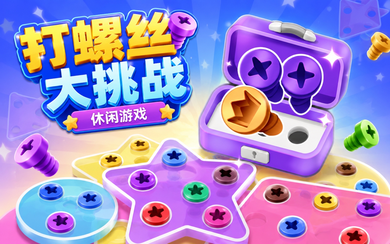 打螺丝大挑战休闲游戏