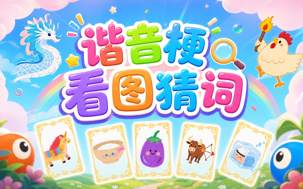 谐音梗看图猜词