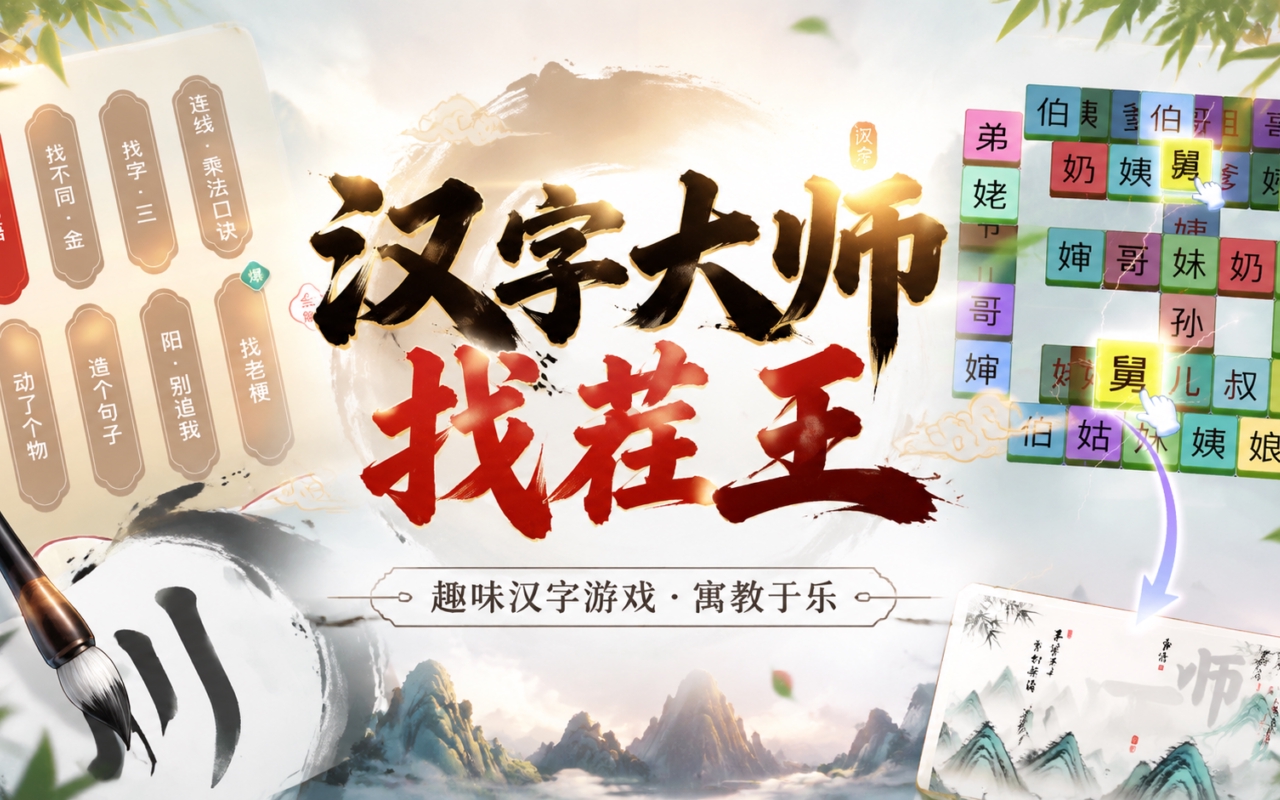 汉字大师找茬王