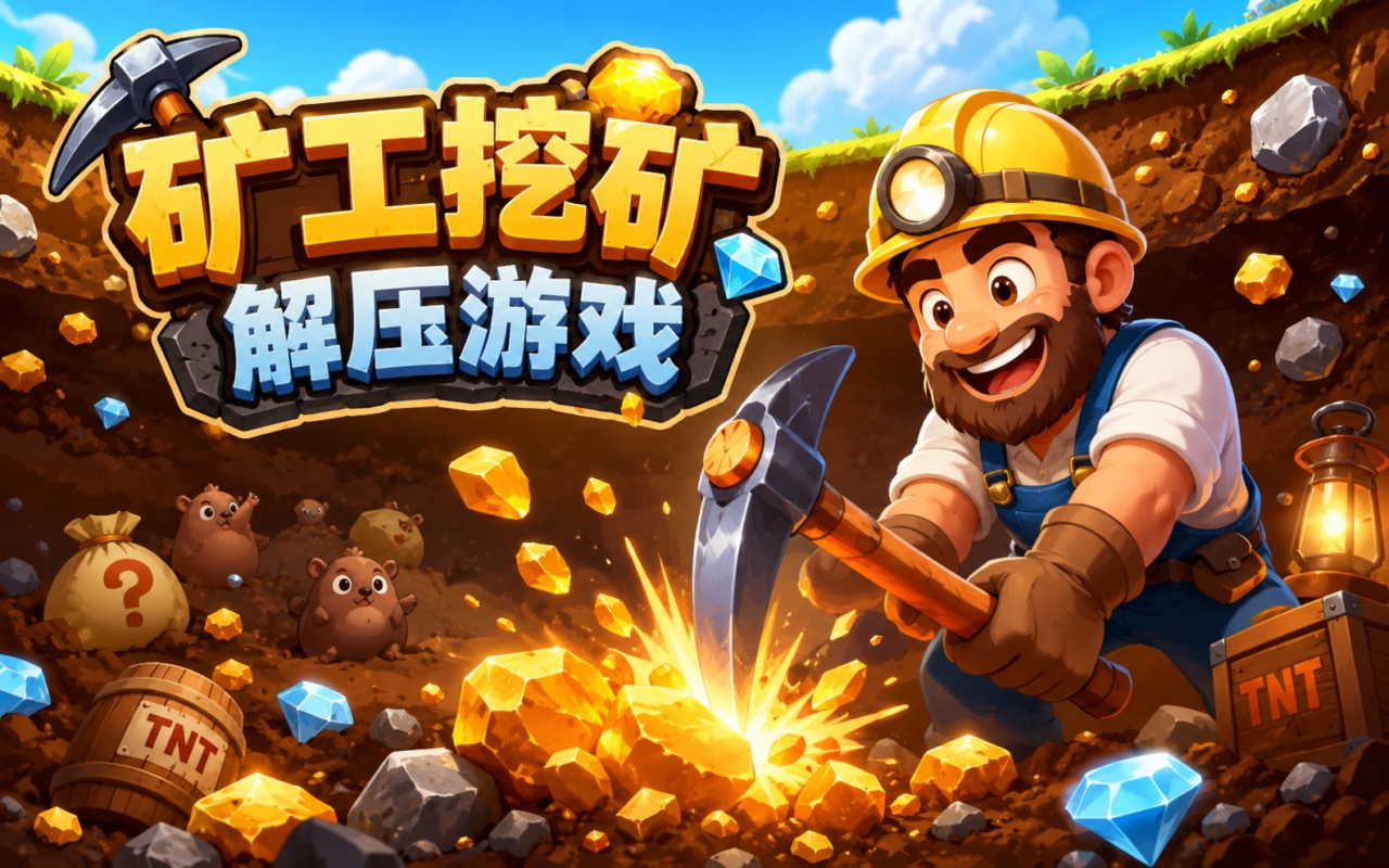 矿工挖矿解压游戏
