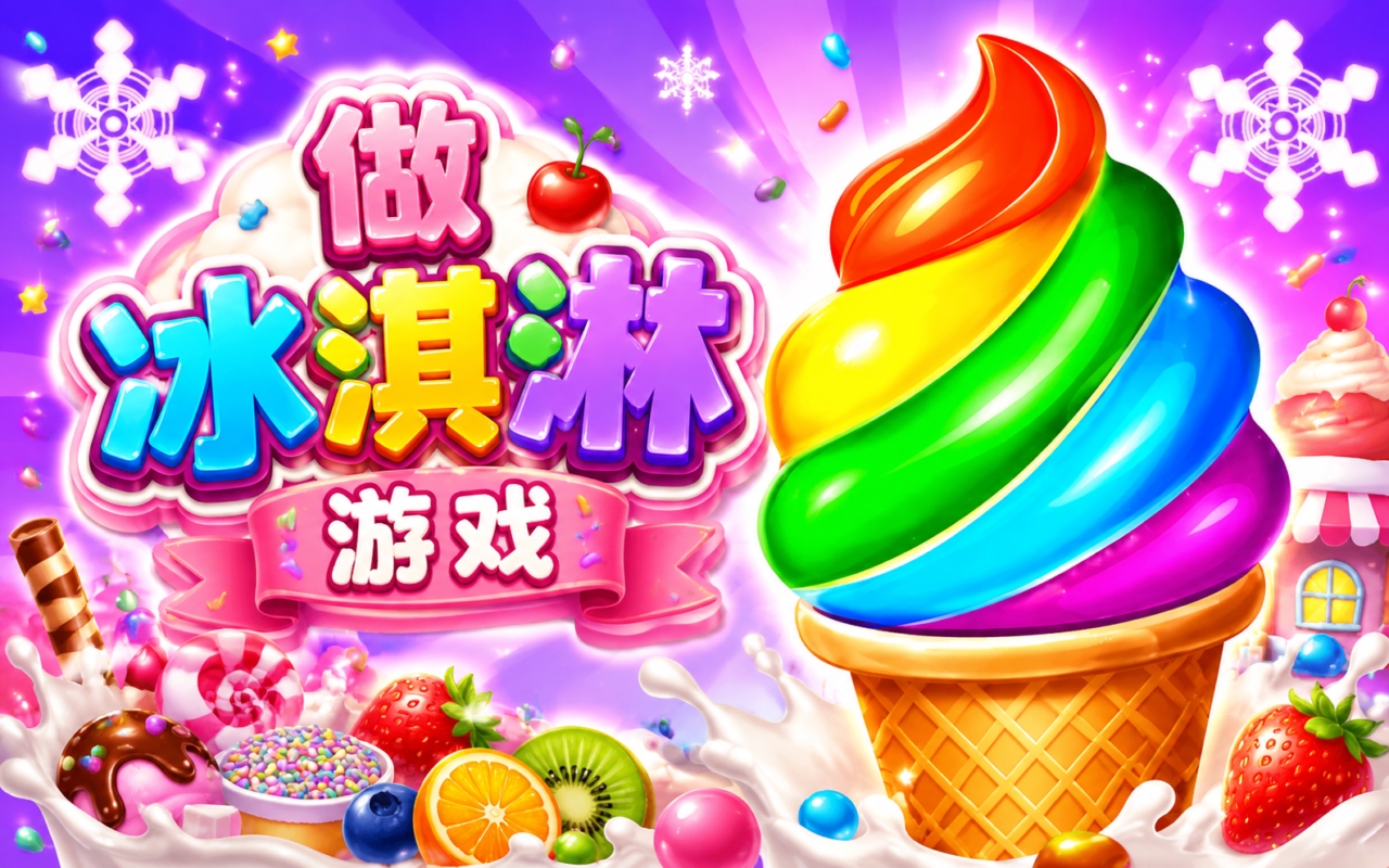 做冰淇淋游戏