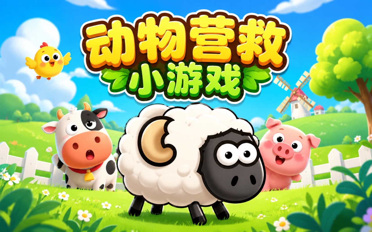 动物营救小游戏