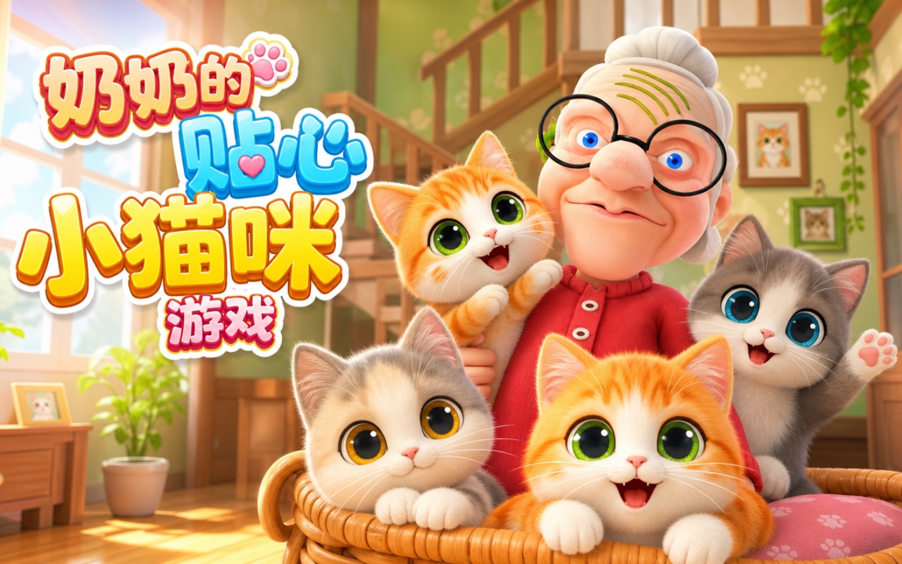 奶奶的贴心小猫咪游戏