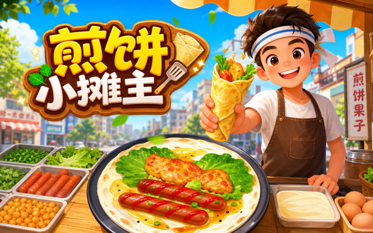 煎饼小摊主