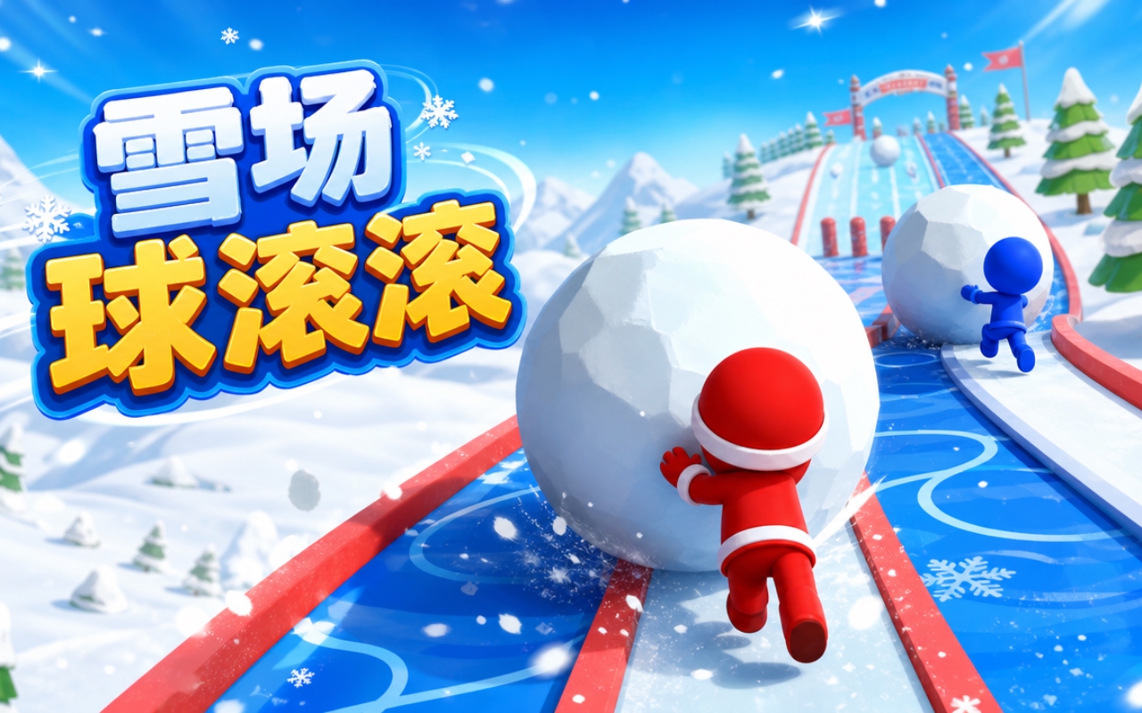 雪场球滚滚
