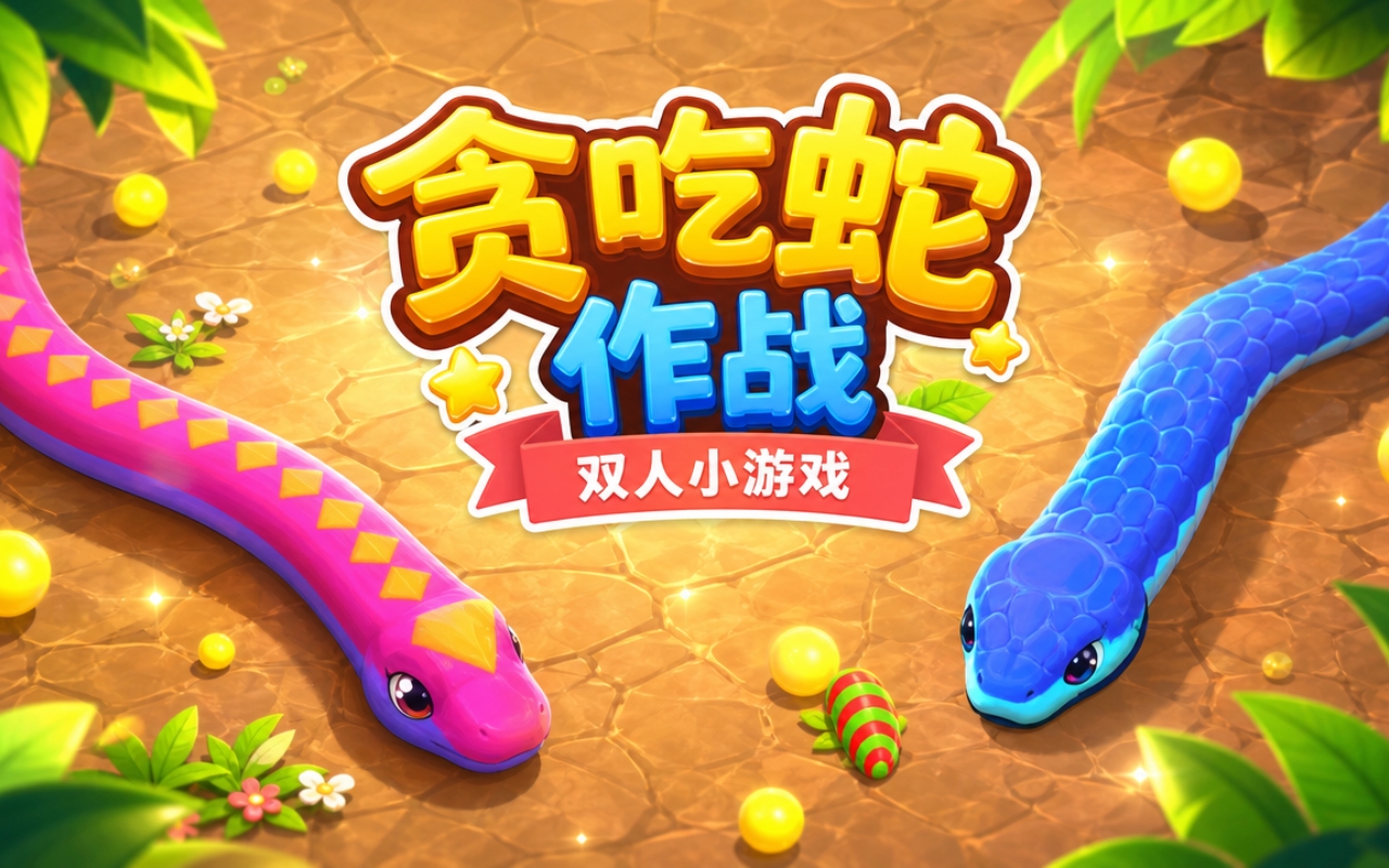贪吃蛇作战双人小游戏