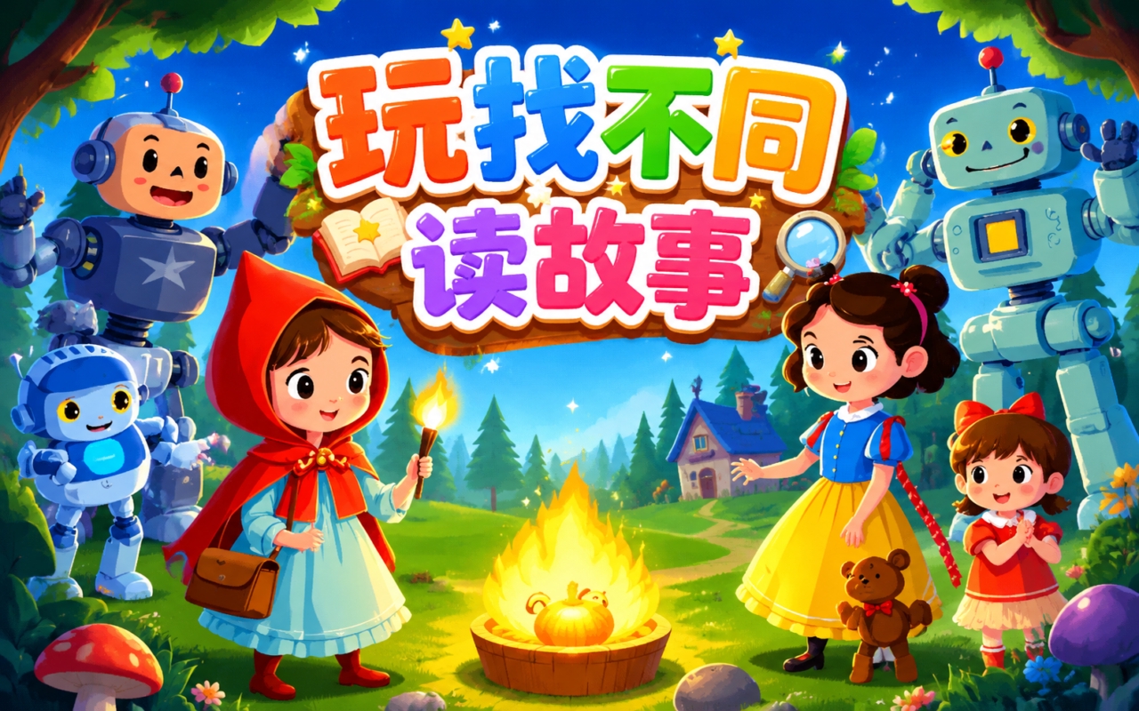 玩找不同读故事