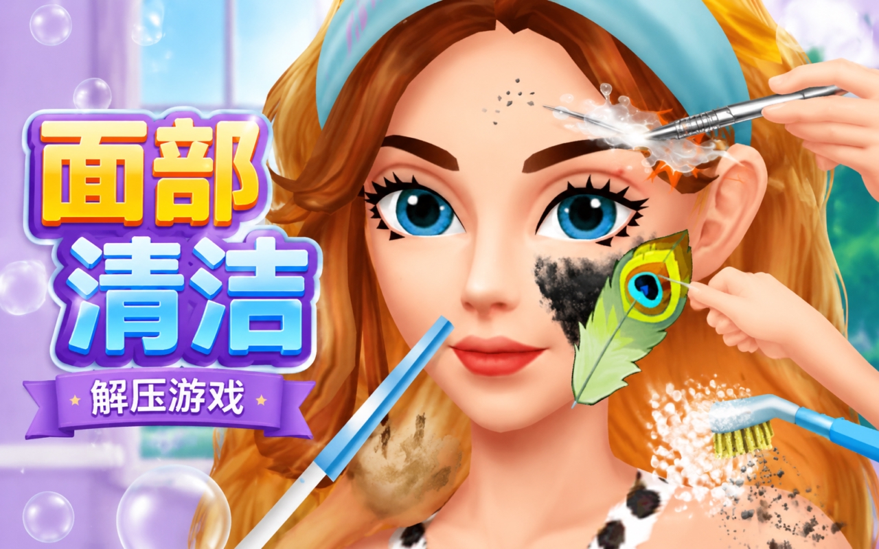 面部清理解压游戏