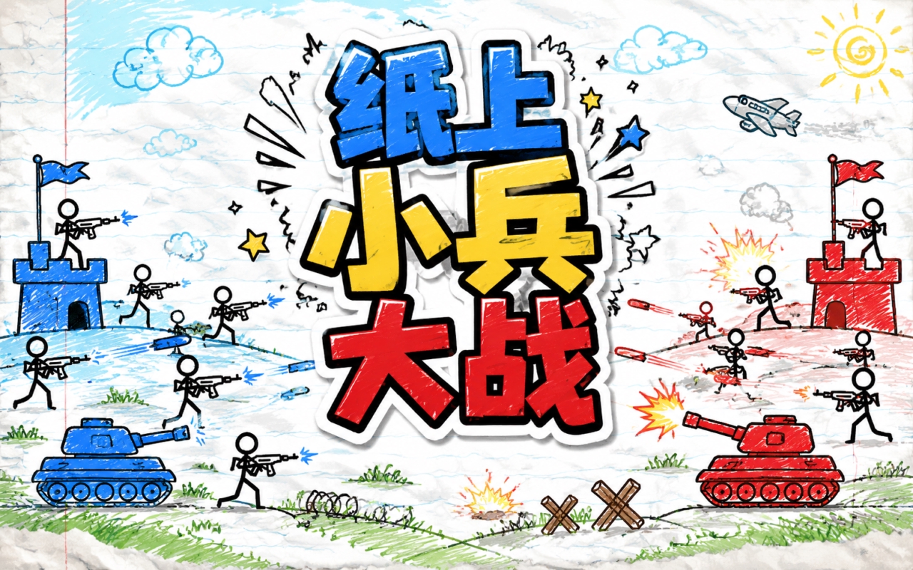 纸上小兵大战