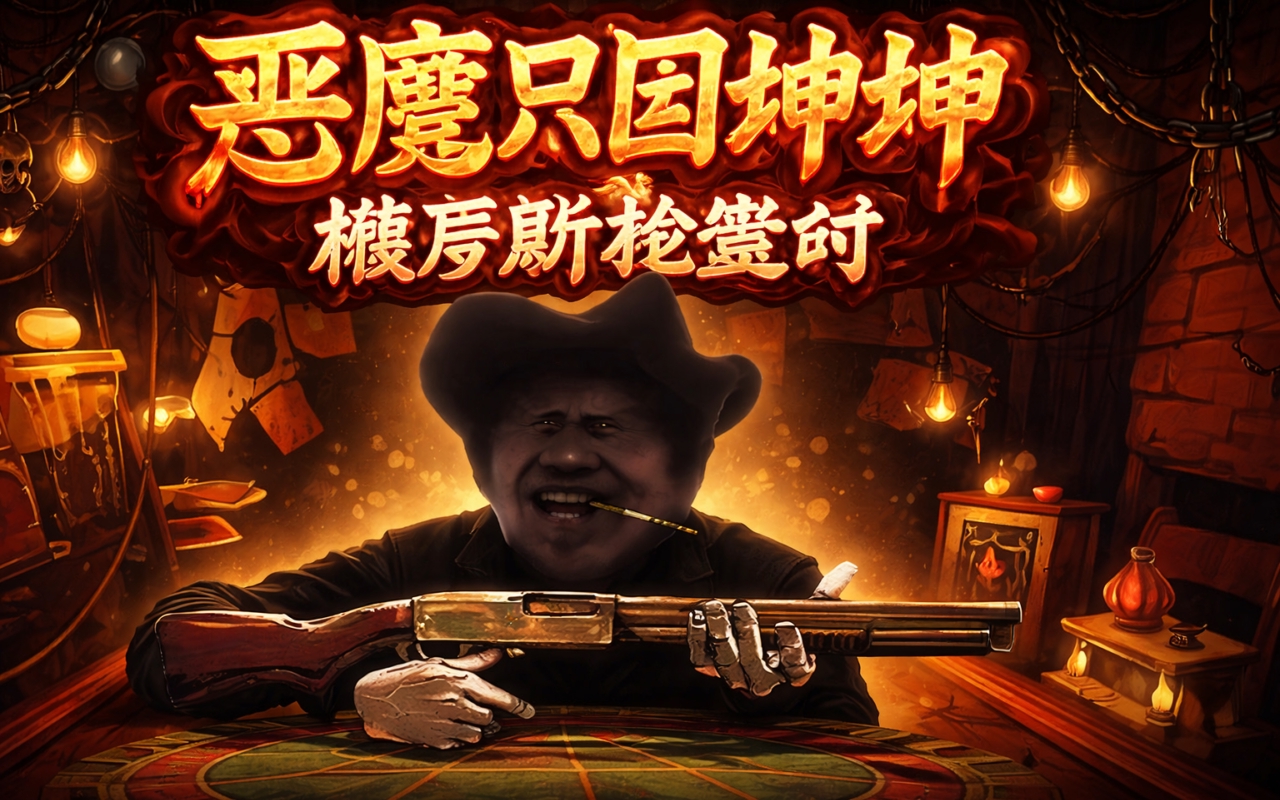 恶魔只因坤坤俄罗斯轮盘对