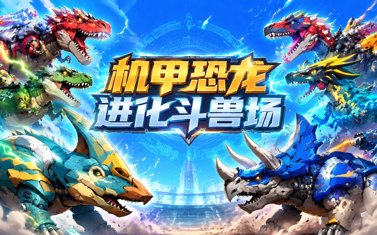 机甲恐龙进化斗兽场