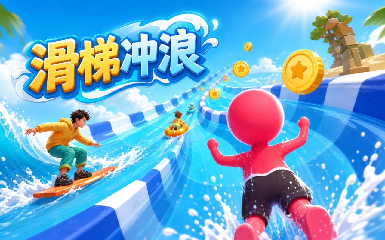 滑梯冲浪