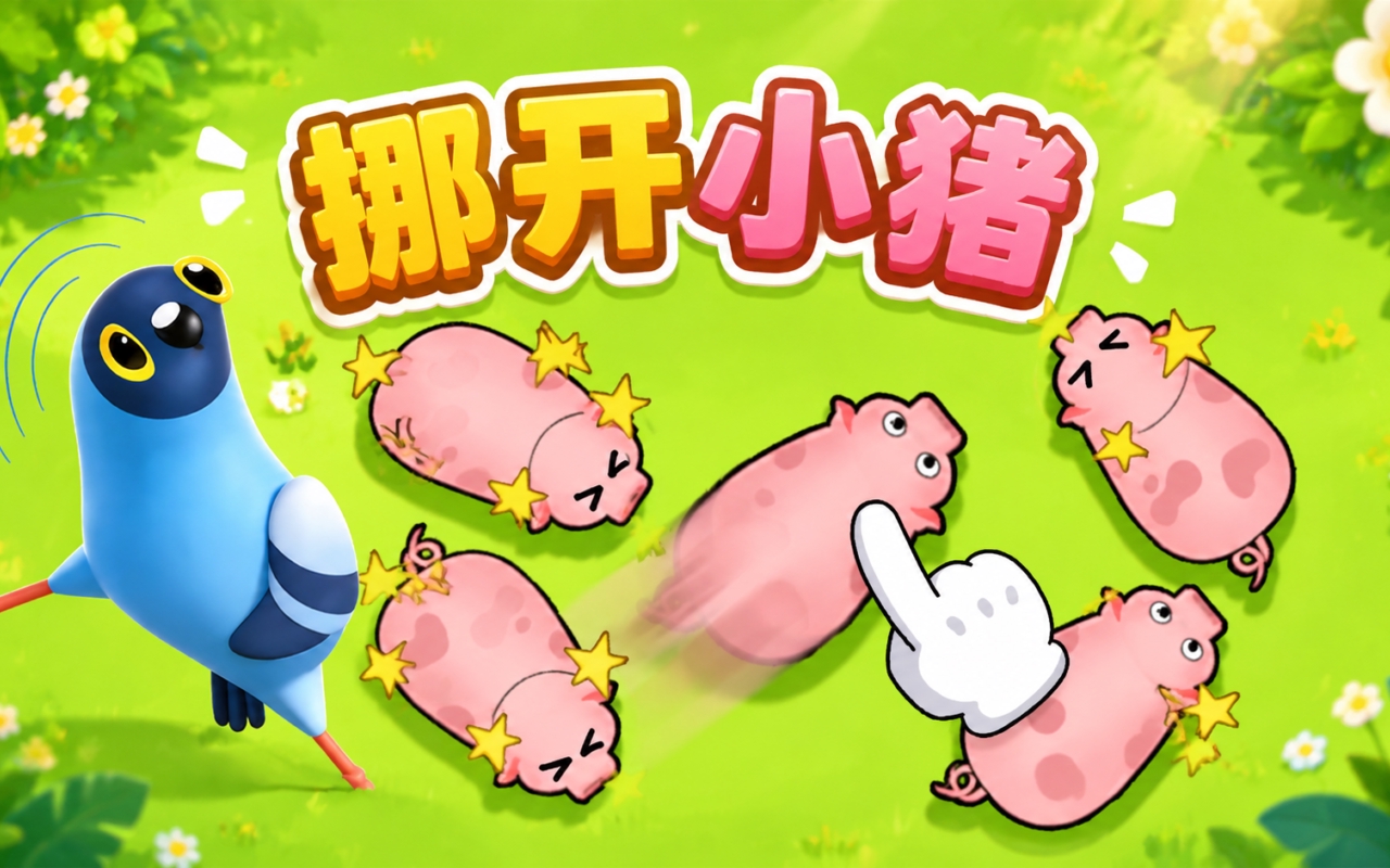 挪开小猪