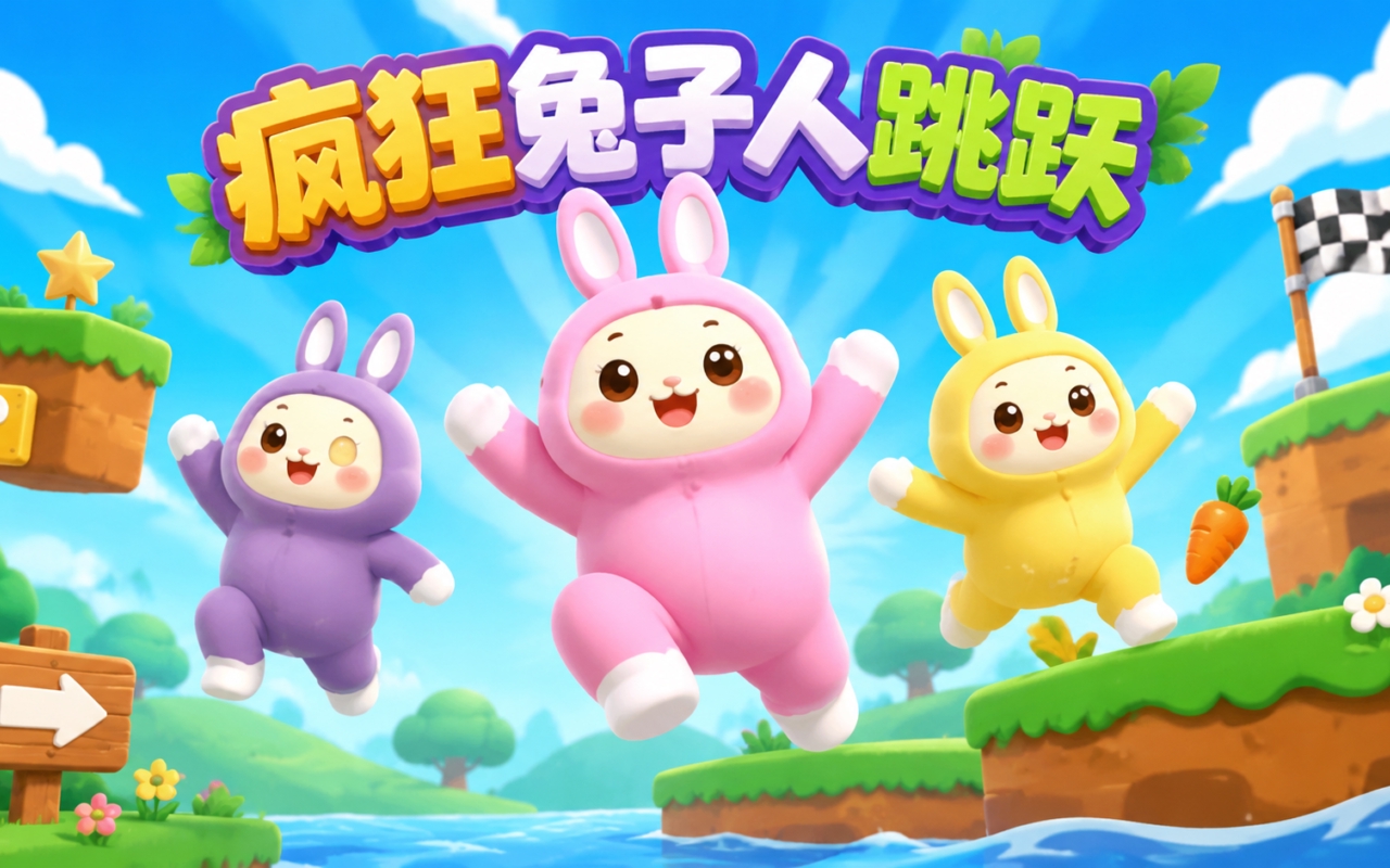 疯狂兔子人跳跃