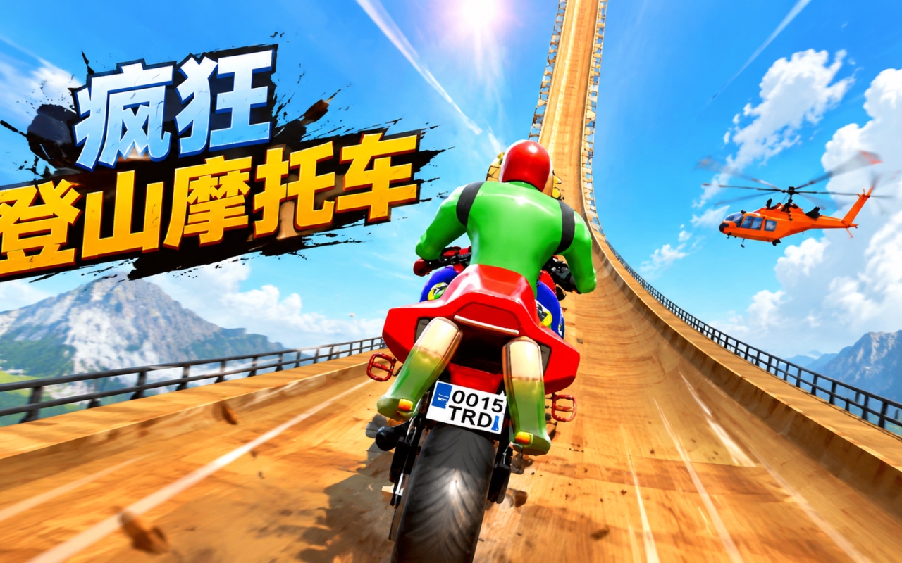 疯狂登山摩托车