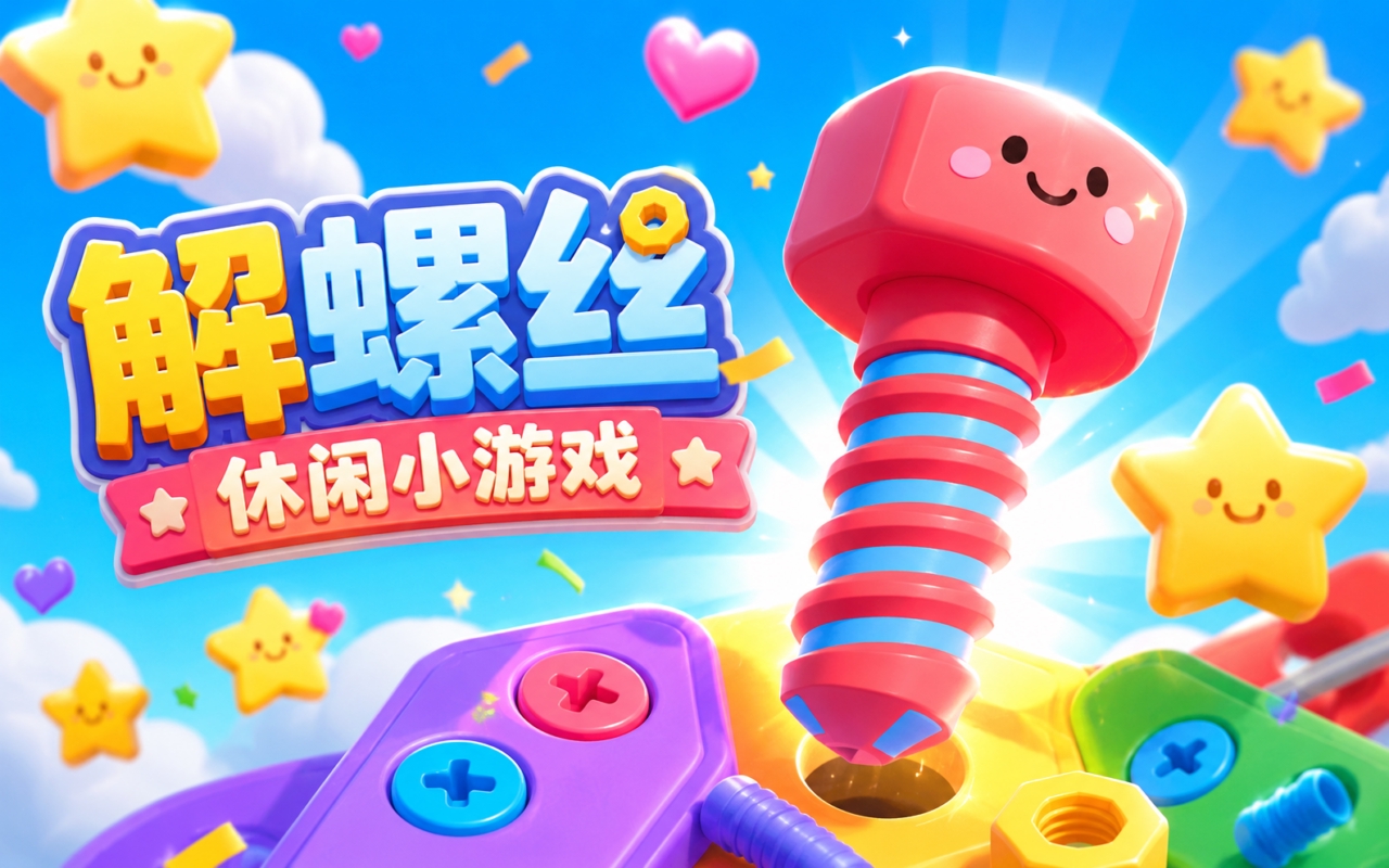 解螺丝休闲小游戏