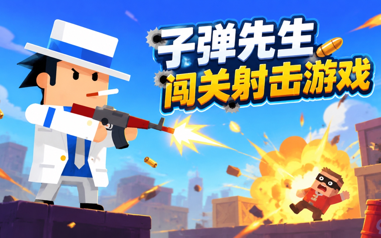 子弹先生闯关射击游戏