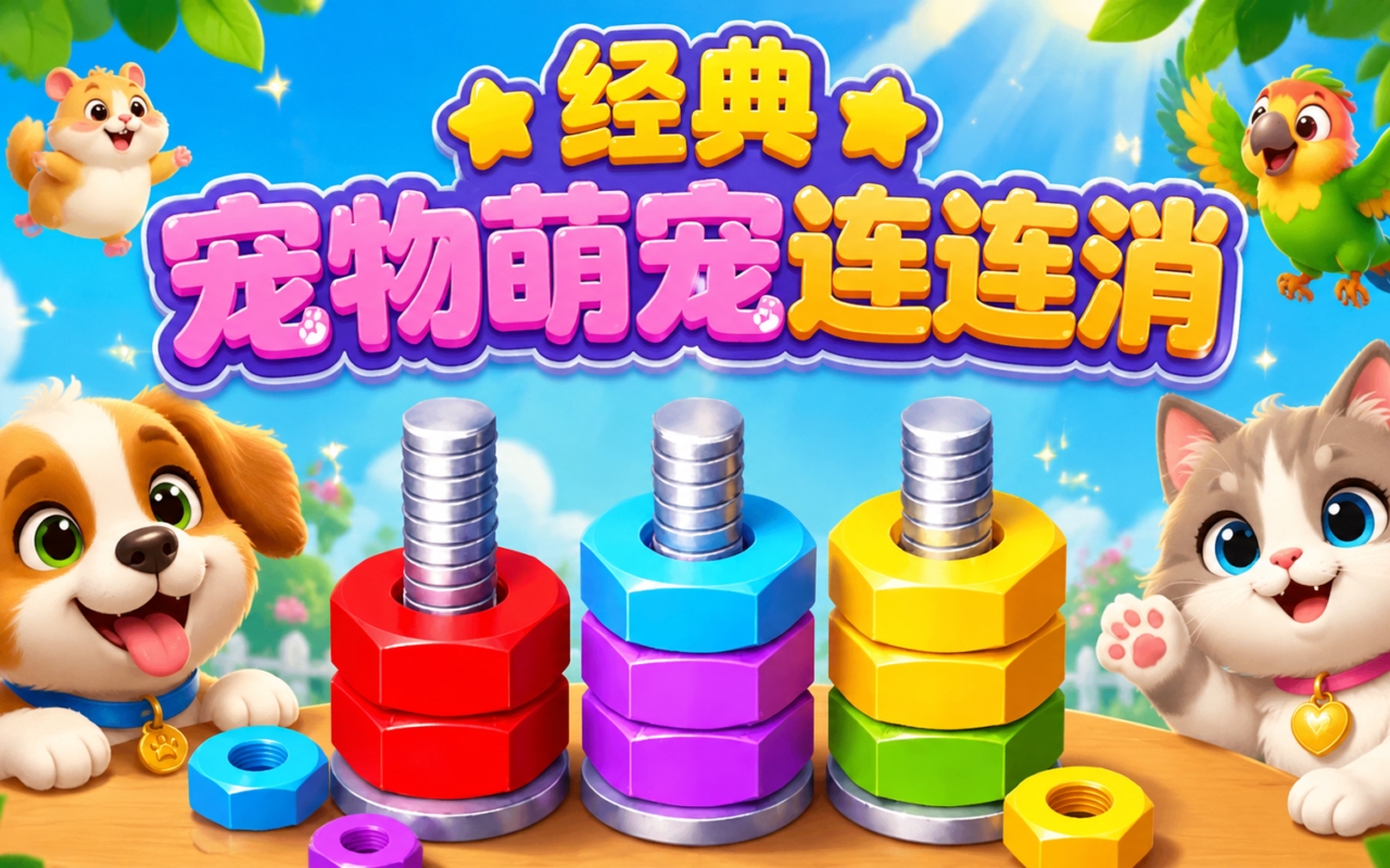 经典宠物萌宠连连消