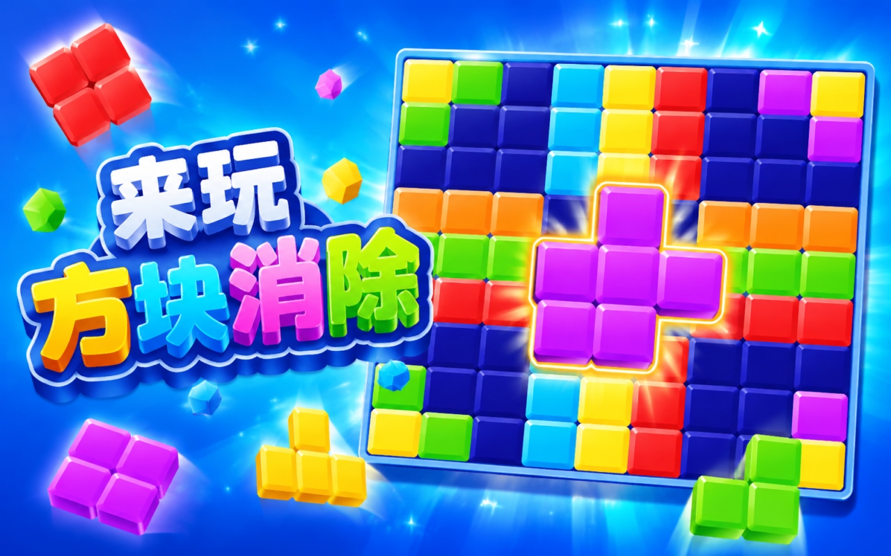 来玩方块消除