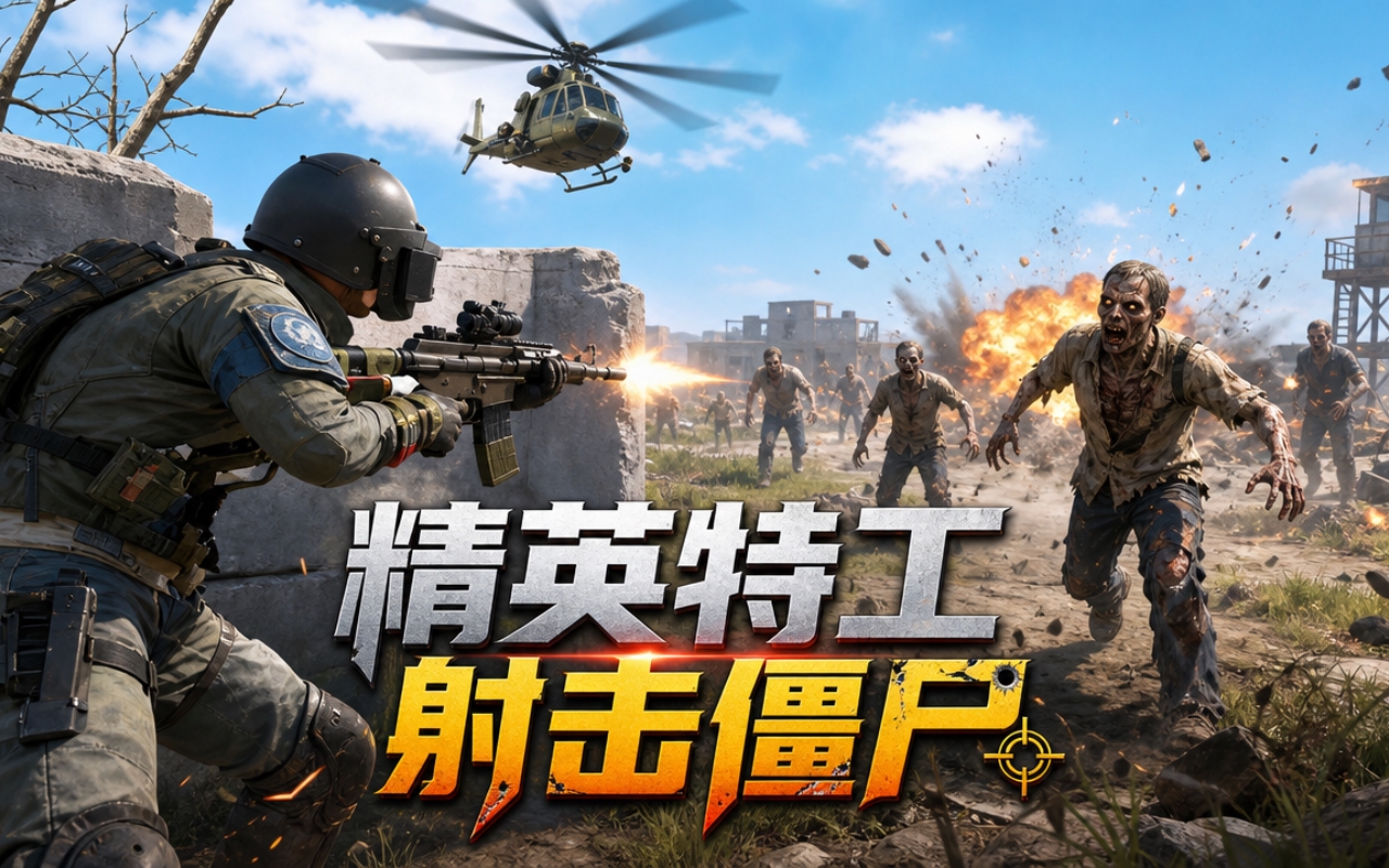 精英特工射击僵尸