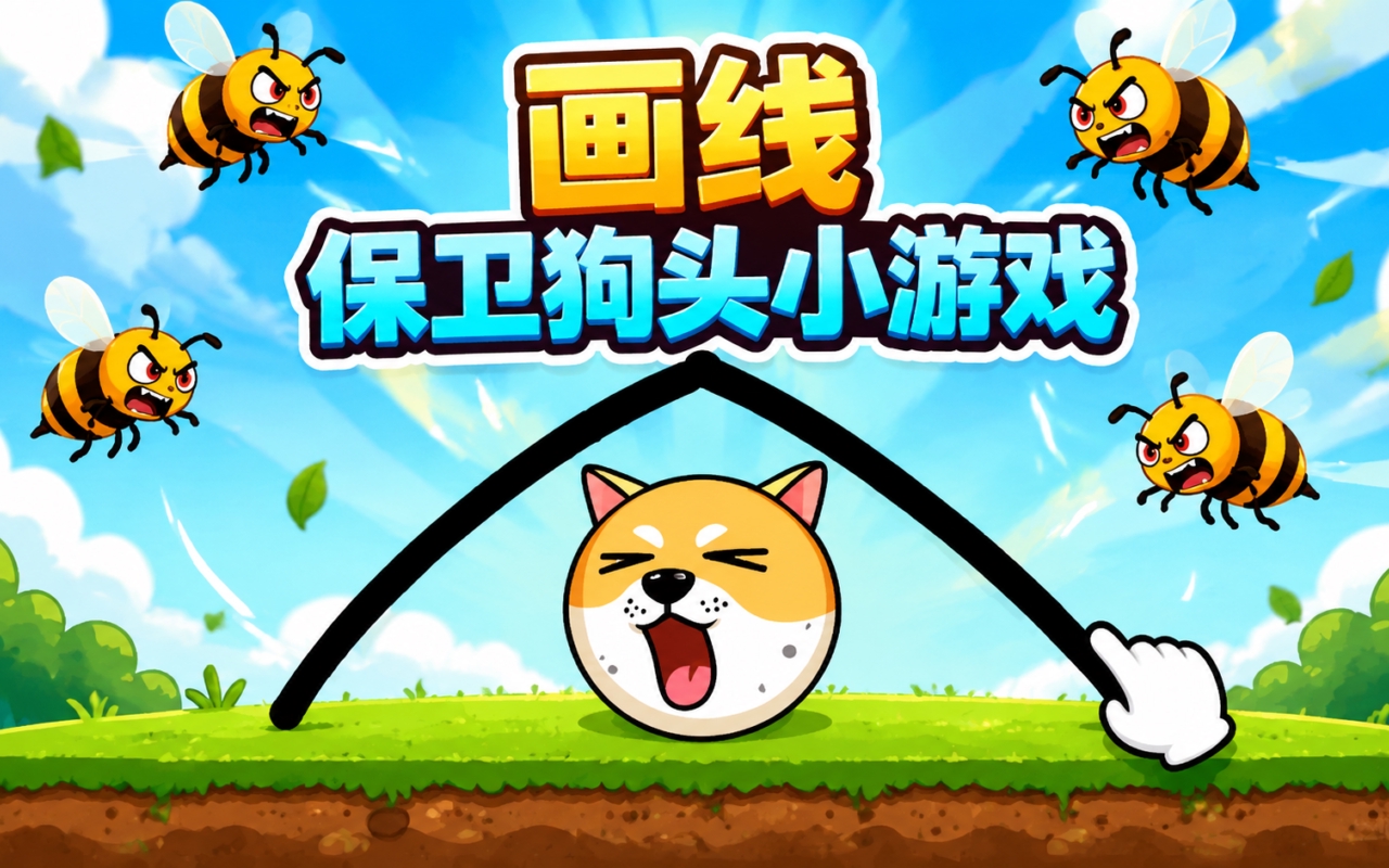 画线保卫狗头小游戏