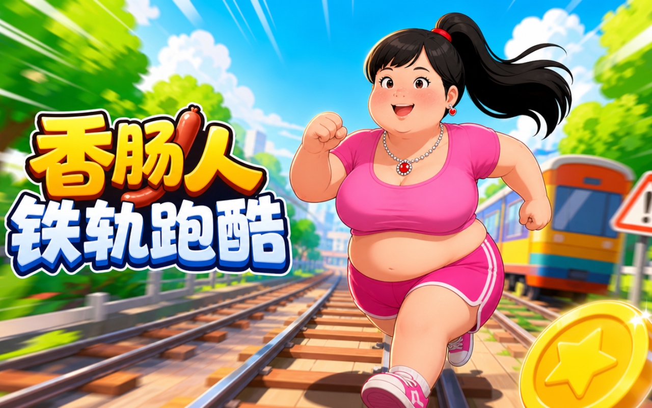 香肠人铁轨跑酷