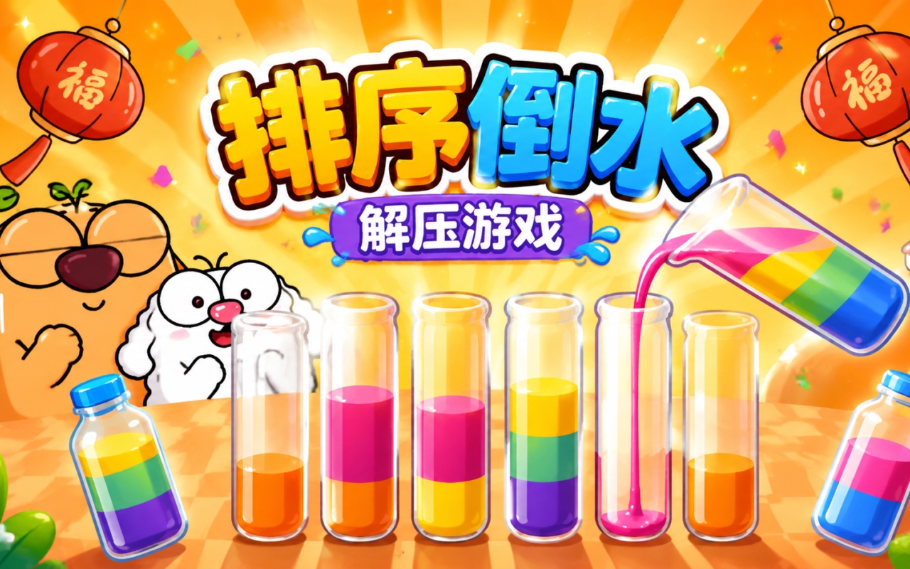 排序倒水解压游戏
