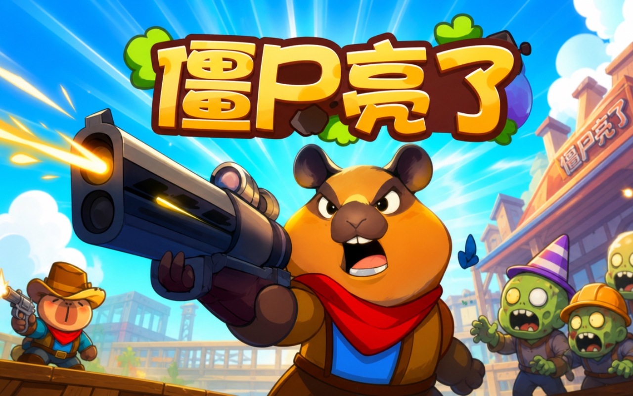 僵尸亮了