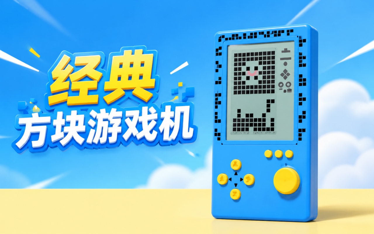 经典方块游戏机