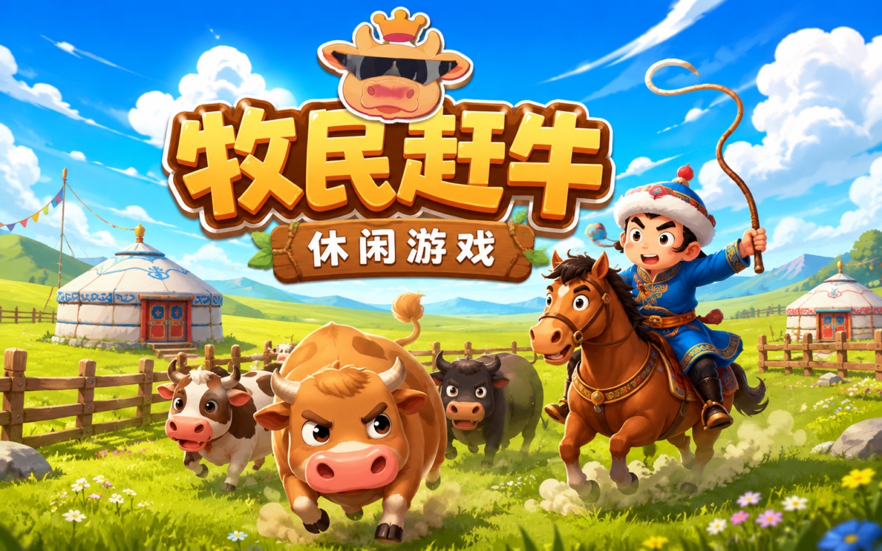 牧民赶牛休闲游戏
