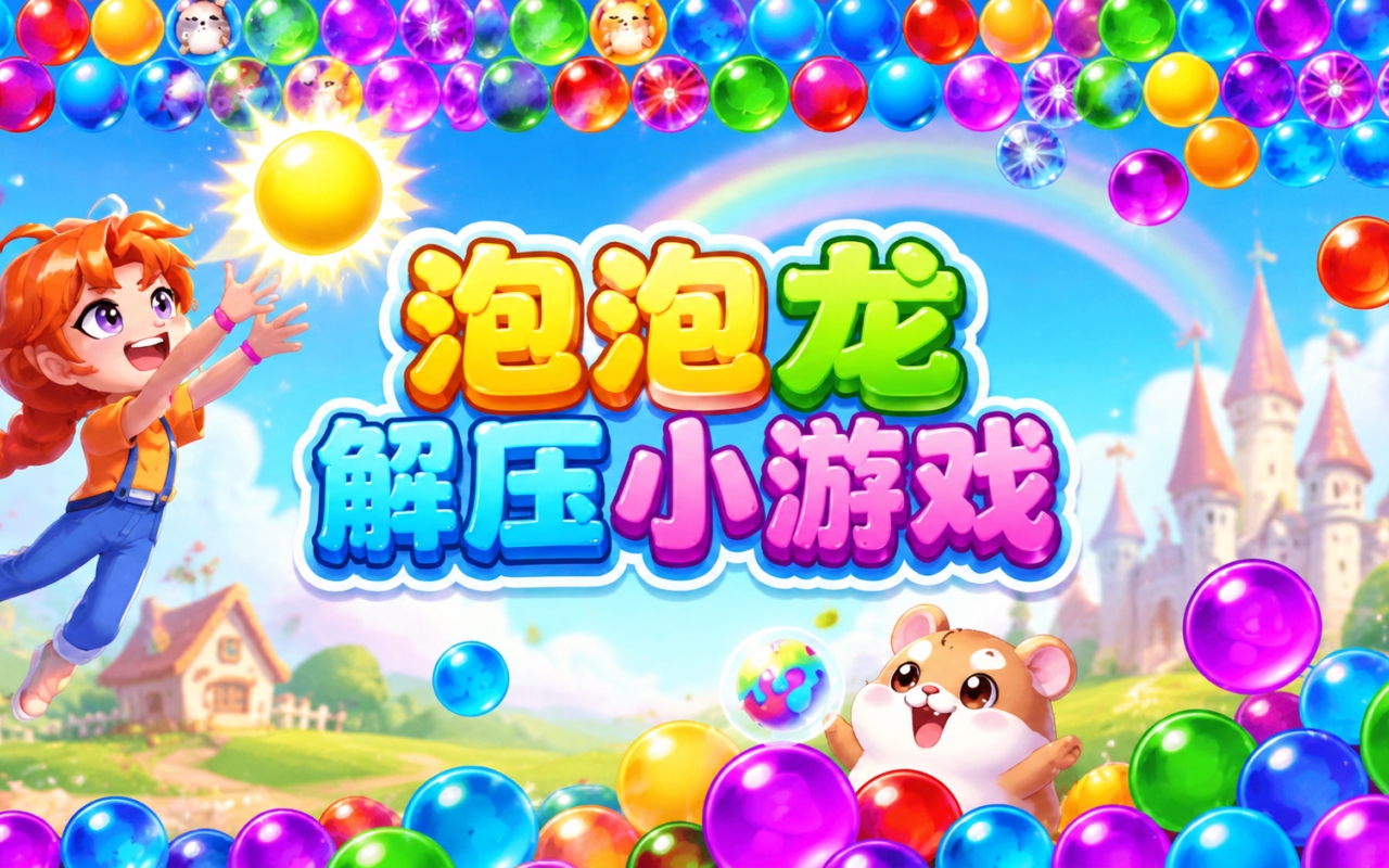 泡泡龙解压小游戏