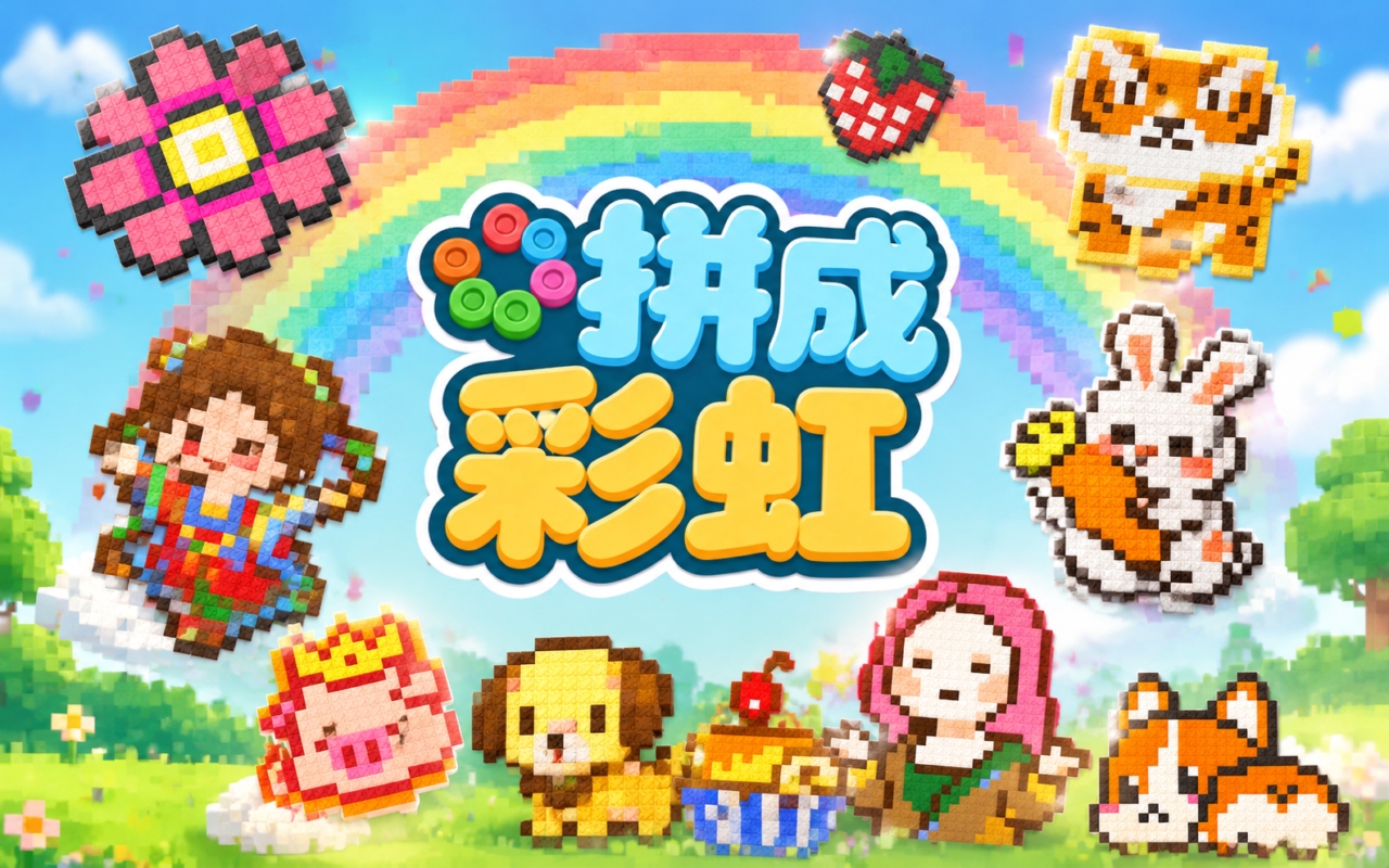 拼成彩虹