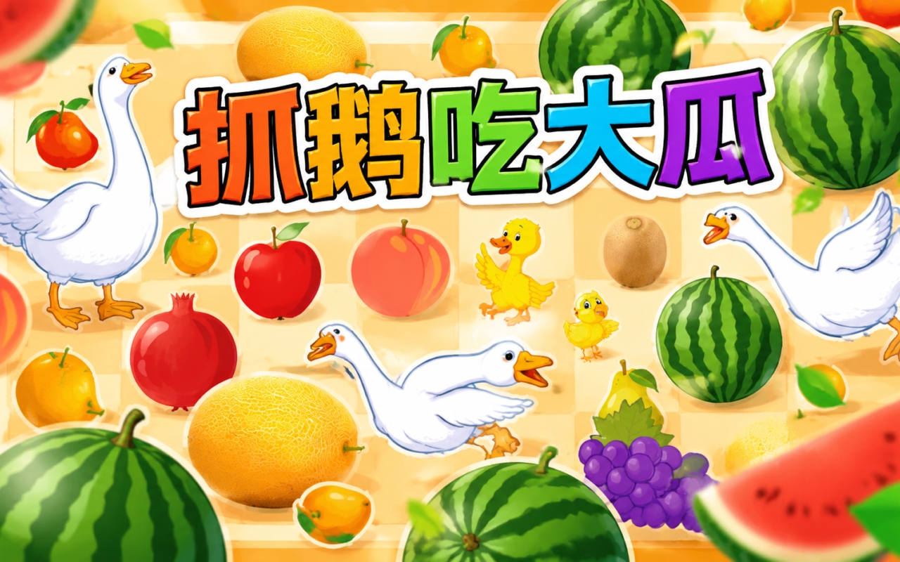 抓鹅吃大瓜