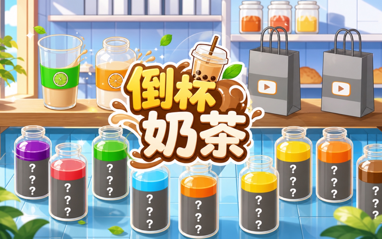 倒杯奶茶