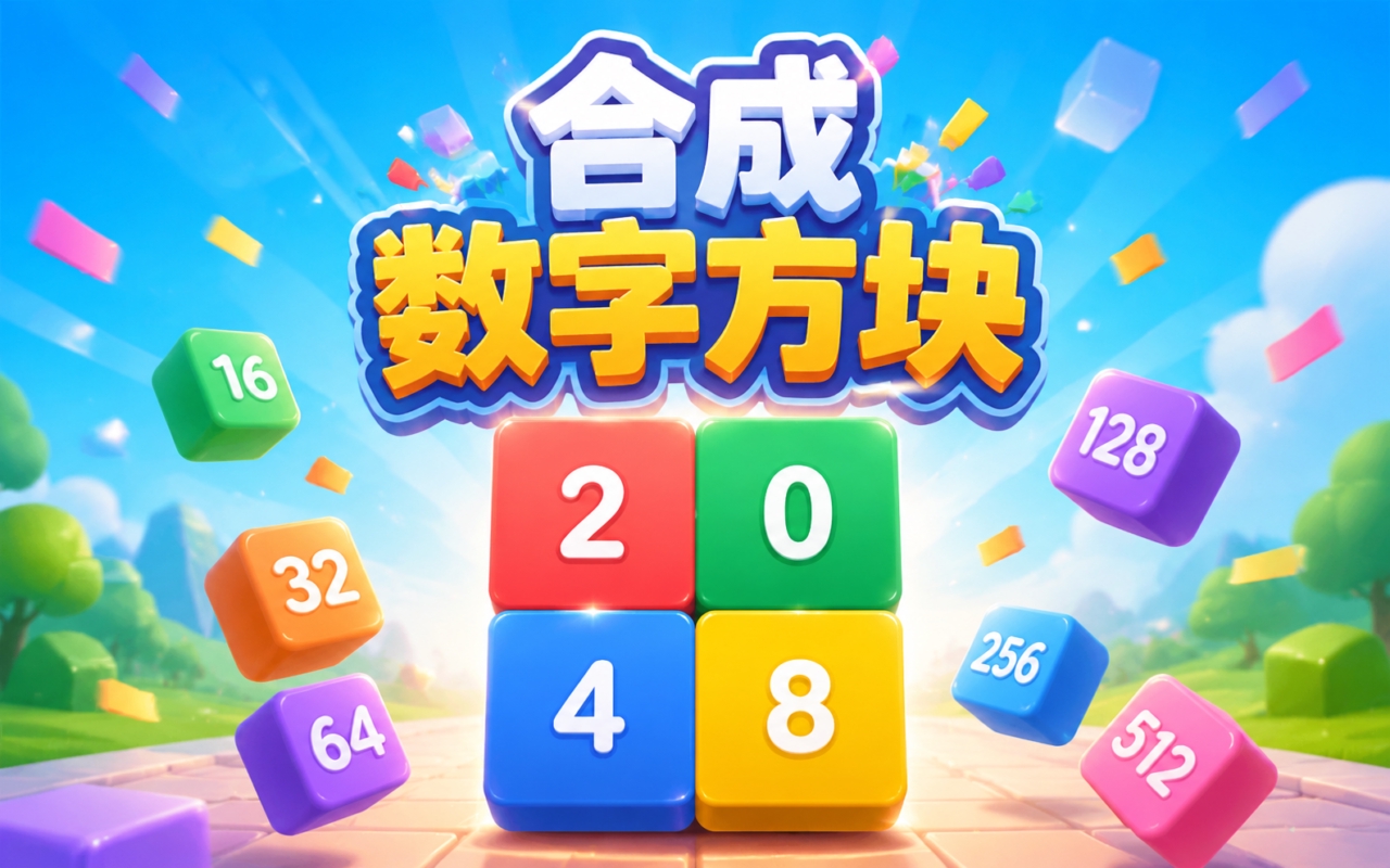 合成数字方块