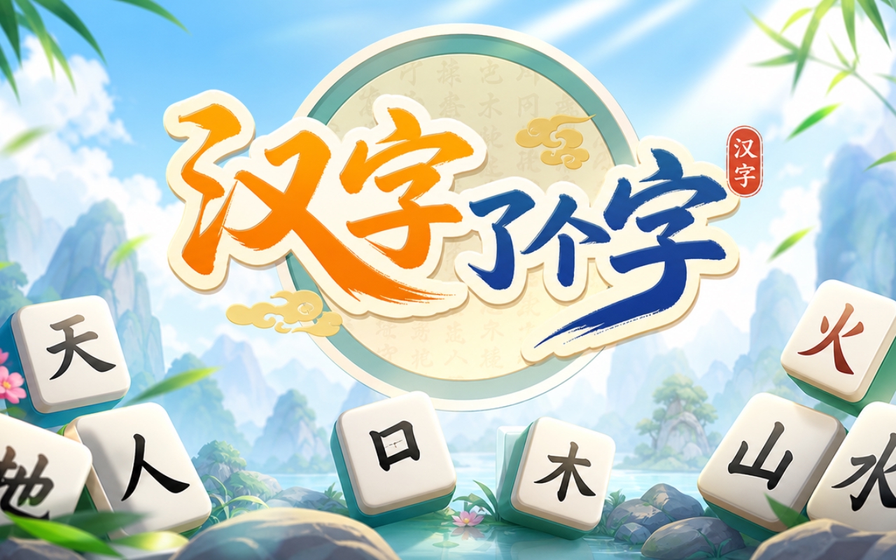 汉字了个字