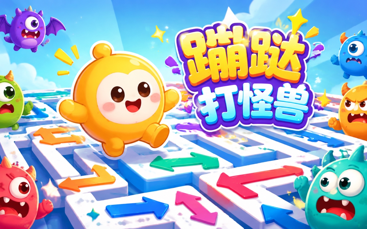 蹦跶打怪兽
