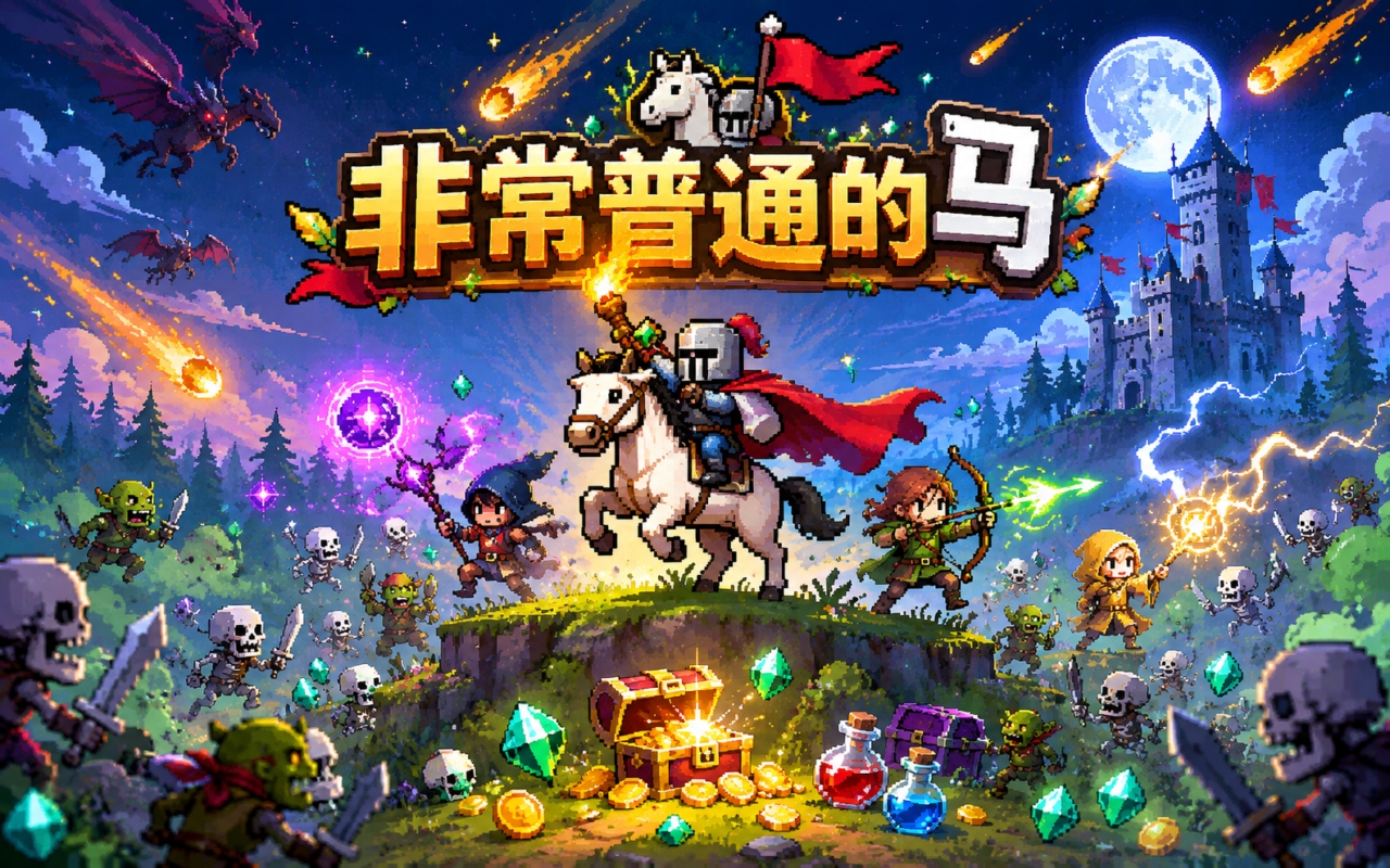非常普通的马