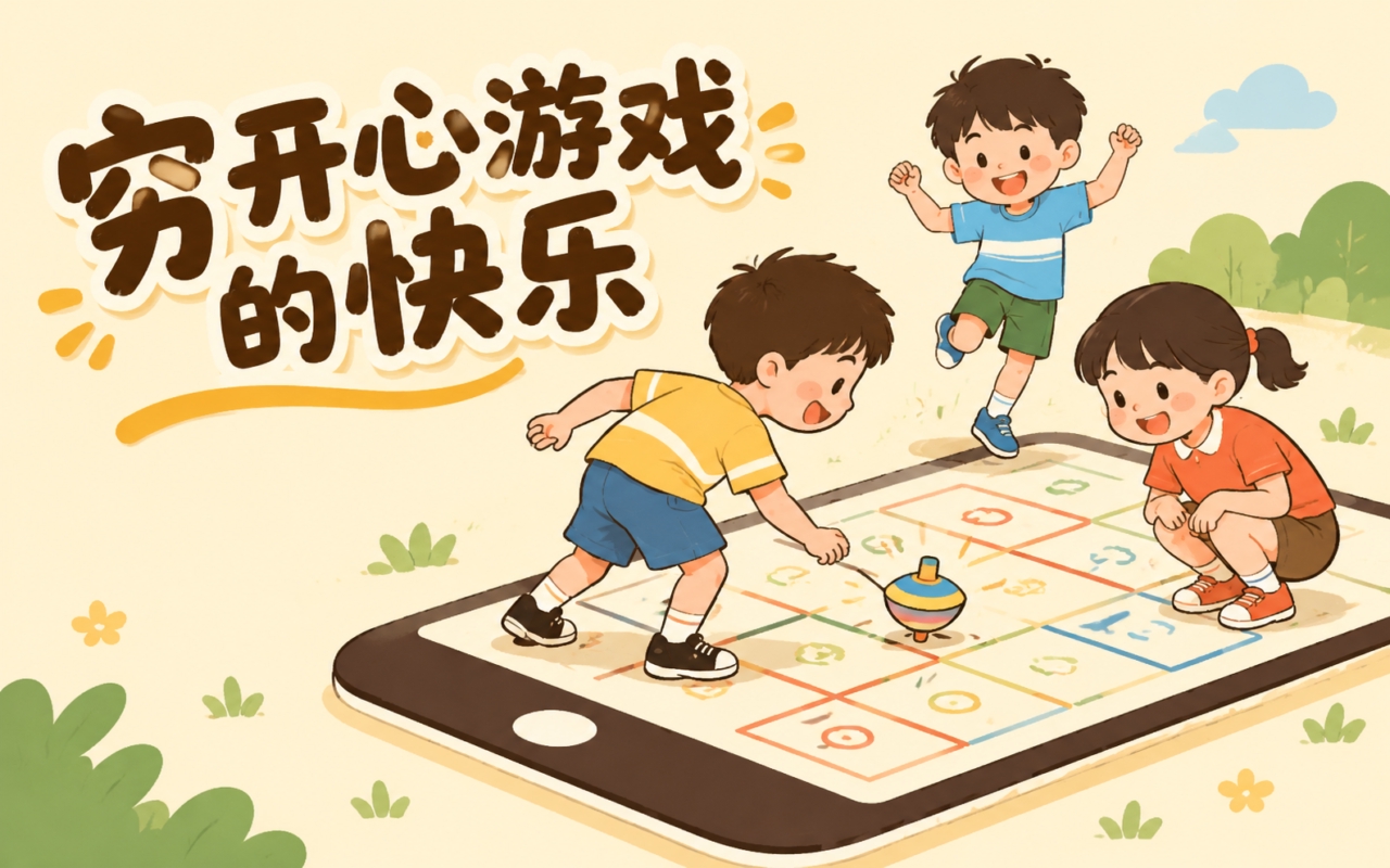 穷开心游戏的快乐