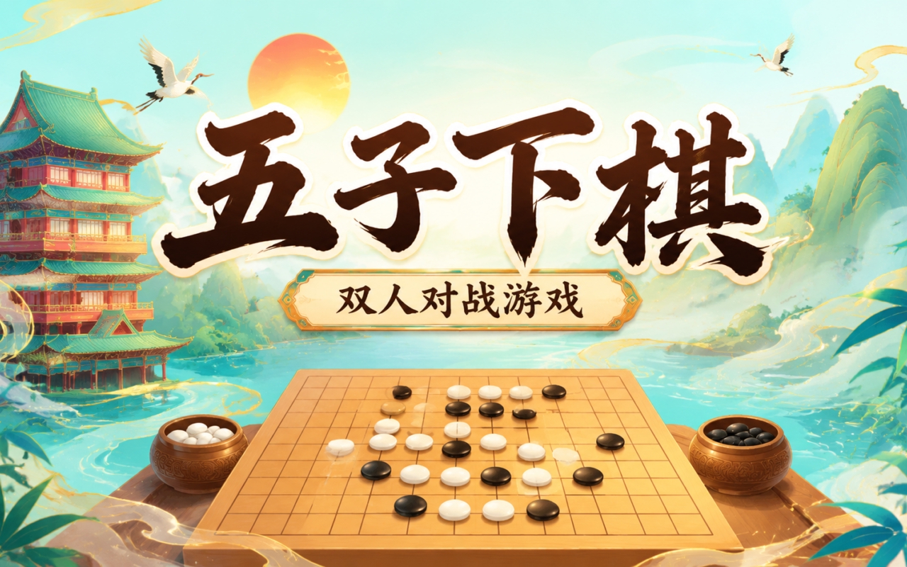 五子下棋双人对战游戏