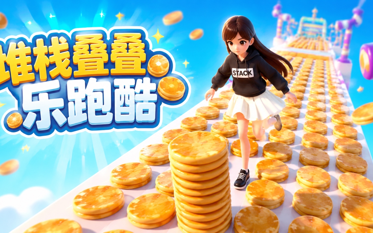堆栈叠叠乐跑酷