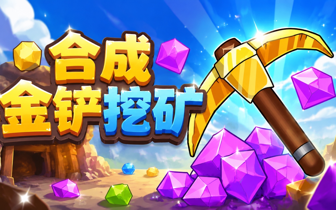 合成金铲挖矿