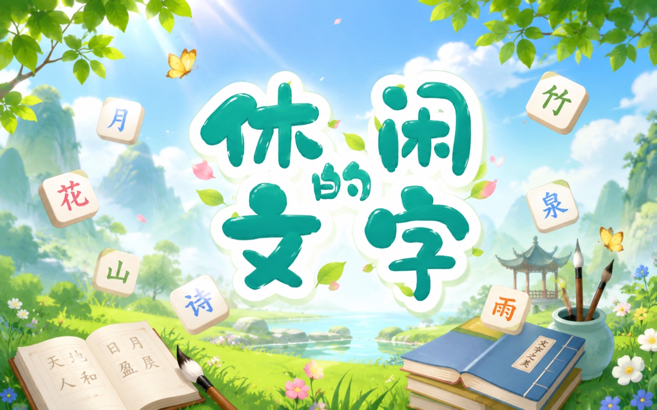 休闲的文字