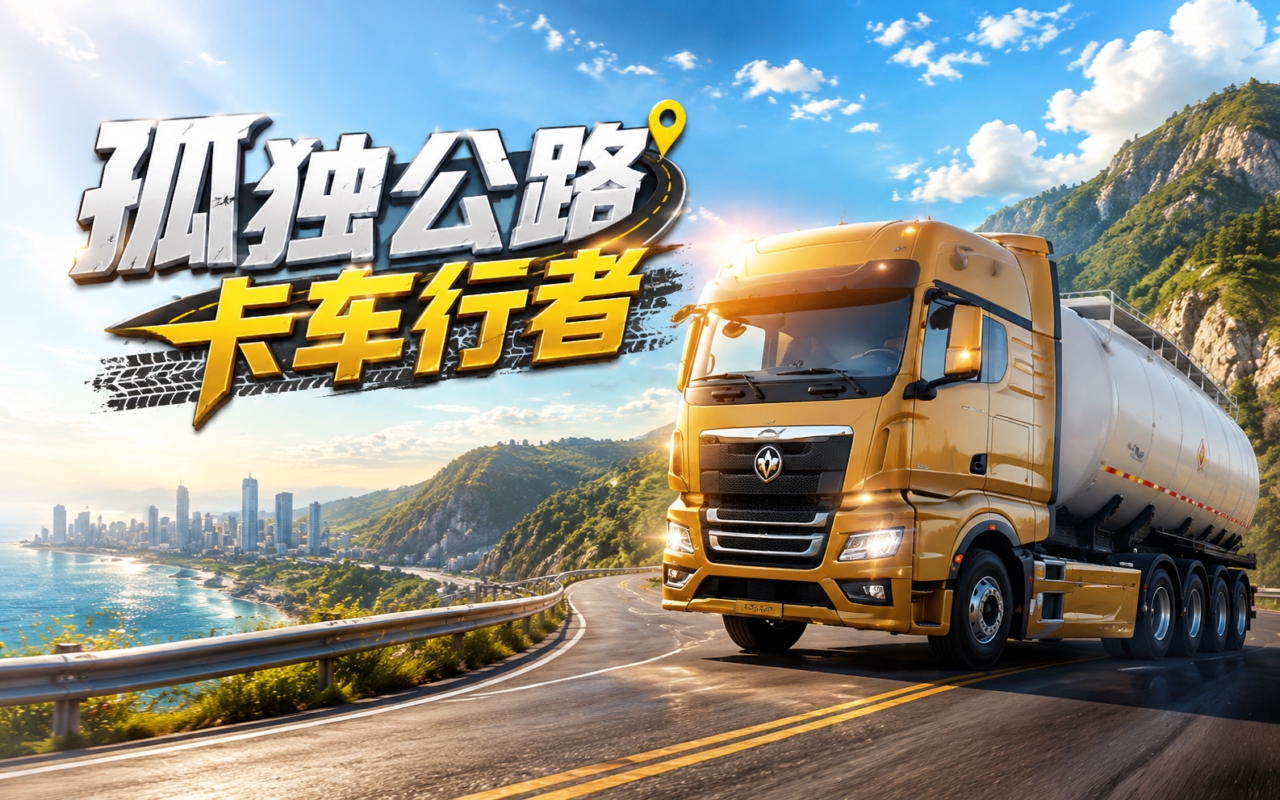 孤独公路卡车行者