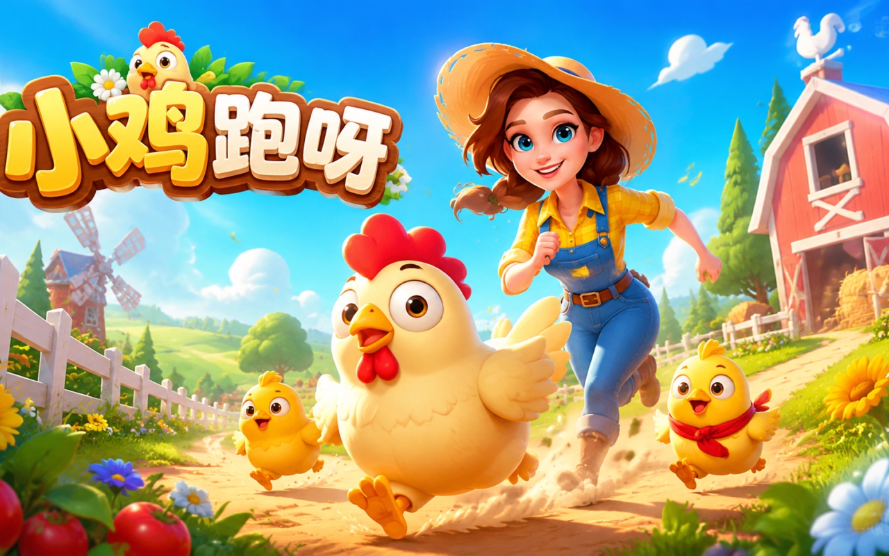 小鸡跑呀