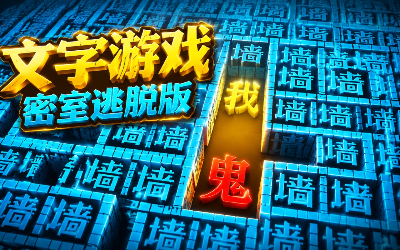 文字游戏密室逃脱版